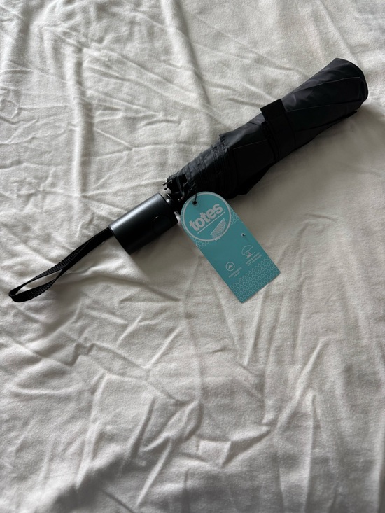 totes Other - totes Teal Tag Compact Umbrella